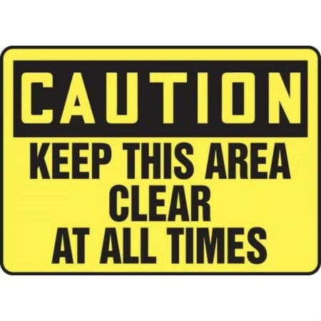 Accuform OSHA CAUTION Safety Sign  KEEP THIS MVHR614VS MVHR614VS